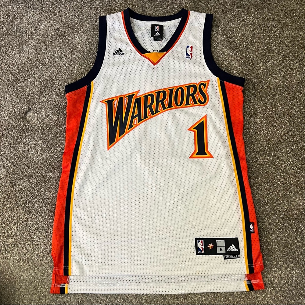 Stephen Jackson Adidas Golden State Warriors Home Swingman Jersey Men Medium GSW